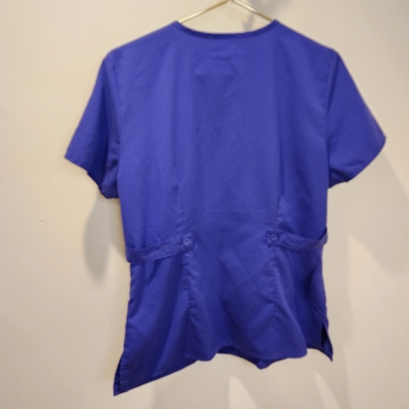 GREY'S ANATONY Women Purple Scrub Top Size L - Picture 4 of 12